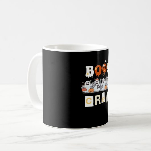 Halloween Nurses Boo Crew Classic T-Shirt Kaffeetasse (Vorderseite Links)