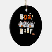 Halloween Nurses Boo Crew Classic T-Shirt Keramik Ornament (Rechts)