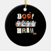 Halloween Nurses Boo Crew Classic T-Shirt Keramik Ornament (Vorne)