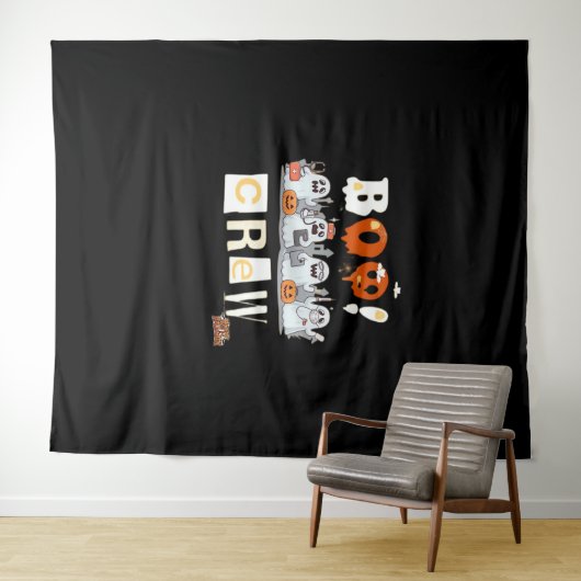 Halloween Nurses Boo Crew Classic T - Shirt Wandteppich (Beispiel (Horizontal))