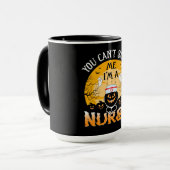 Halloween Nurses Tasse (Vorderseite Links)