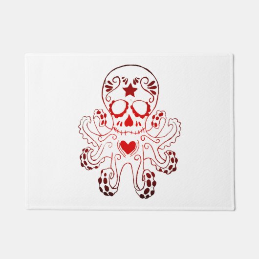 Halloween Octo Fußmatte (Vorderseite)