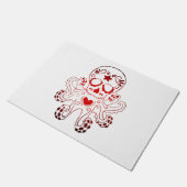 Halloween Octo Fußmatte (Schrägansicht)