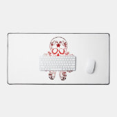 Halloween Octo Schreibtischunterlage (Tastatur & Maus)