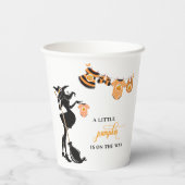 Halloween October Hexch Pumpkin Baby Dusche Pappbecher (Rückseite)