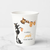 Halloween October Hexch Pumpkin Baby Dusche Pappbecher (Vorderseite)