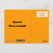 Halloween Octopus Postkarte (Rückseite)