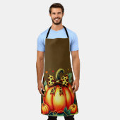 Halloween- oder Erntedank-Schürze Schürze (Getragen)
