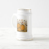 Halloween oder Erntedankfall- und -herbstprodukte Bierglas (Vorderseite Links)