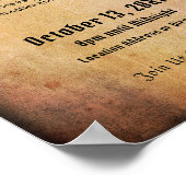 Halloween oder Goth Moody Ancient Style Event Poster (Ecke)