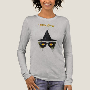 Halloween oder jeder andere Tag - Orange Hexenener Tri-Blend Shirt