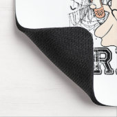 Halloween oder Leckerei Halloween Ghost Nurenkranz Mousepad (Ecke)