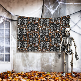 Halloween oder Tag des Toten Party Banner