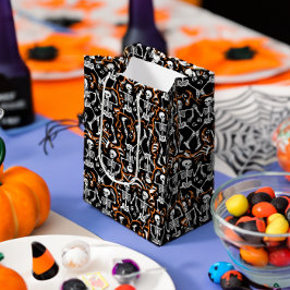 Halloween oder Tag des Toten Party Mittlere Geschenktüte