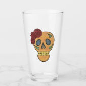 Halloween of the Dead Sugar Skull Glas (Vorderseite)