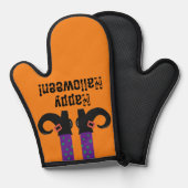 Halloween Ofenhandschuh (Vorderseite/Rückseite)