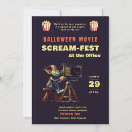 Halloween Office Party Beängstigend Movies Scream Einladung