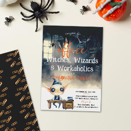 Halloween Office Party Business Corporate Ghoulish Einladung