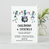 Halloween Office Party Business Corporate Mixer Einladung (Stehend Vorderseite)