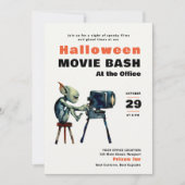 Halloween Office Party Business Movie Bash Gremlin Einladung (Vorderseite)