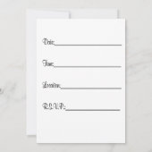 Halloween Office-Party Einladung (Rückseite)