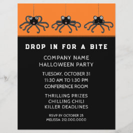 Halloween Office-Party Einladung Flyer