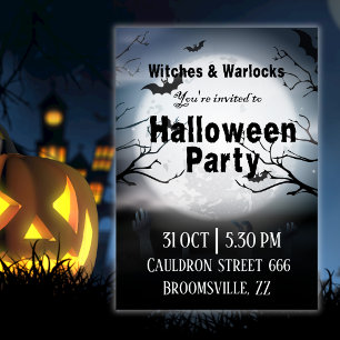 Halloween Office-Party - individuelle Einladung