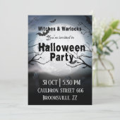 Halloween Office-Party - individuelle Einladung (Stehend Vorderseite)