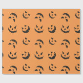 Halloween-Ohrfeigen Geschenkpapier (Flach)