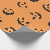 Halloween-Ohrfeigen Geschenkpapier (Ecke)