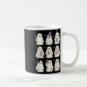 Halloween Oktober Brustkrebs Bewusstsein Pink Cut Kaffeetasse