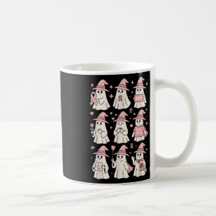 Halloween Oktober Brustkrebs Bewusstsein Pink Cut Kaffeetasse