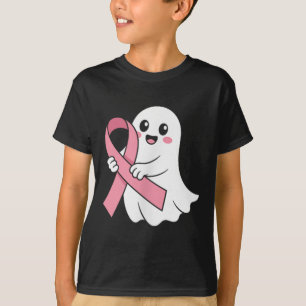 Halloween Oktober Brustkrebs Bewusstsein Pink Cut T-Shirt