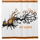 Halloween/Oktober/Herbst/Kürbisbaum Duschvorhang (Vorderseite)