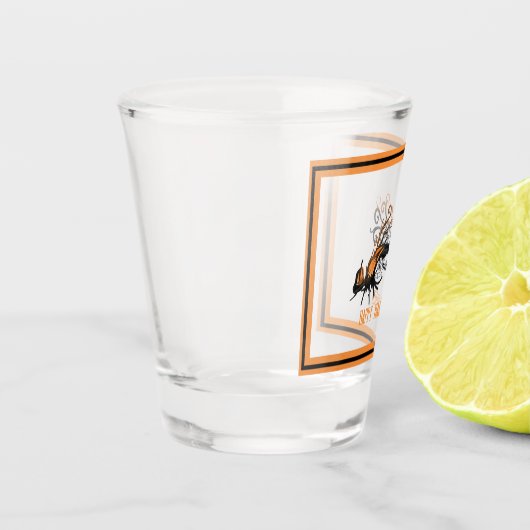 Halloween/Oktober/Herbst/Kürbisbaum Schnapsglas (Links)