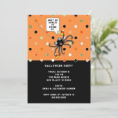 Halloween Oktober Open House Einladung (Stehend Vorderseite)