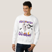 Halloween Oktober Sweatshirt (Vorne ganz)