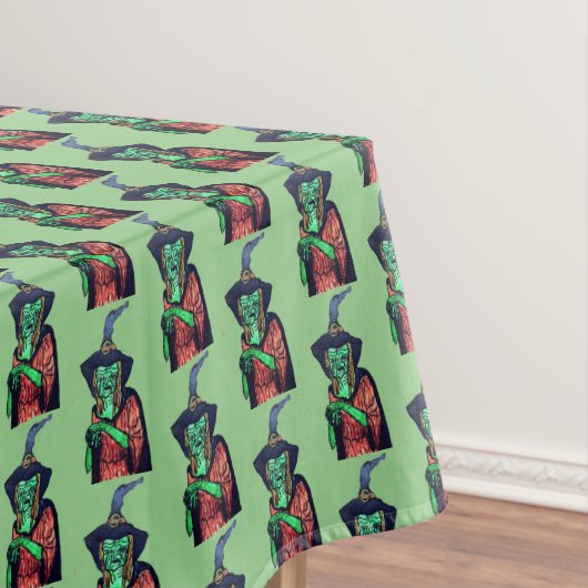 HALLOWEEN OLD CROAN WITCH TISCHDECKE (Beispiel)
