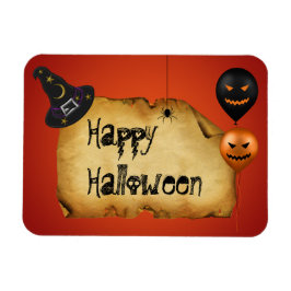 Halloween Old Parchment Gruß Magnet