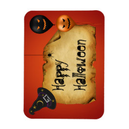 Halloween Old Parchment Gruß Magnet