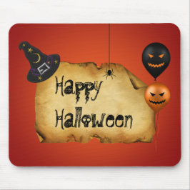 Halloween Old Parchment Gruß Mousepad