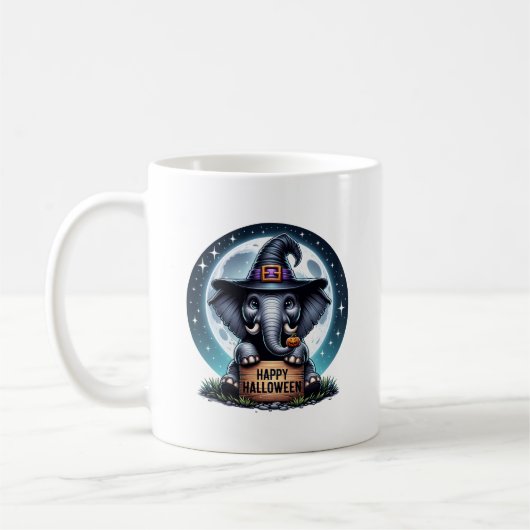 Halloween Olifant Kaffeetasse (Links)