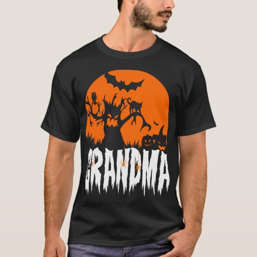 Halloween Oma Beängstigend 31. Oktober Geschenk T-Shirt (Vorderseite)