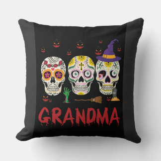 Halloween Oma Pillow Kissen