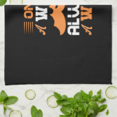 Halloween Once A Witch Always A Witch Birthday Geschirrtuch (Gefaltet)