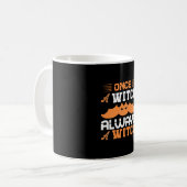 Halloween Once A Witch Always A Witch Birthday Kaffeetasse (Vorderseite Links)