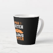 Halloween Once A Witch Always A Witch Birthday Milchtasse (Rechte Ecke)