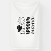 Halloween One Spooky Mama Geburtstag Banner (Vertikal)