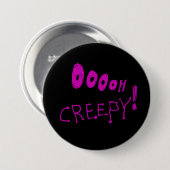 Halloween Oooh Creepy! Button (Vorne & Hinten)