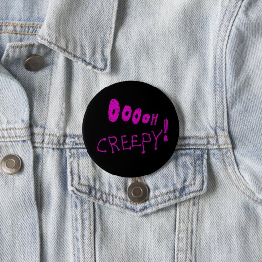 Halloween Oooh Creepy! Button (Beispiel)